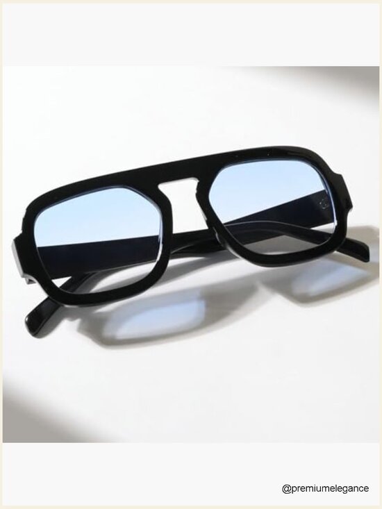 Vintage Square Sunglasses UV400 Retro Punk Shades main image 5